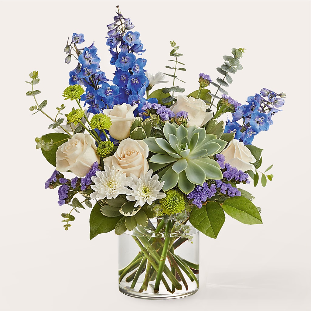 Cerulean Waves Bouquet – ANNA'S FLOWERS & GIFTS, West Long Branch NJ