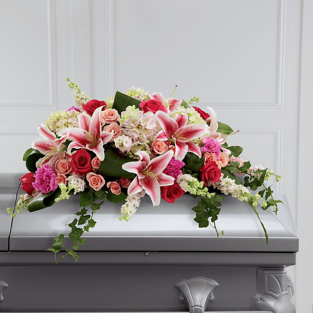 Splendid Grace Casket Spray – ANNA'S FLOWERS & GIFTS, West Long Branch NJ