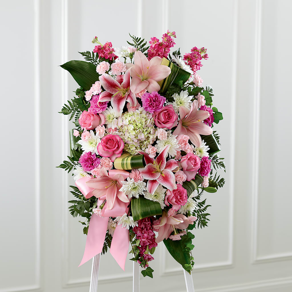 Comforting Standing Spray – ANNA'S FLOWERS & GIFTS, West Long Branch NJ