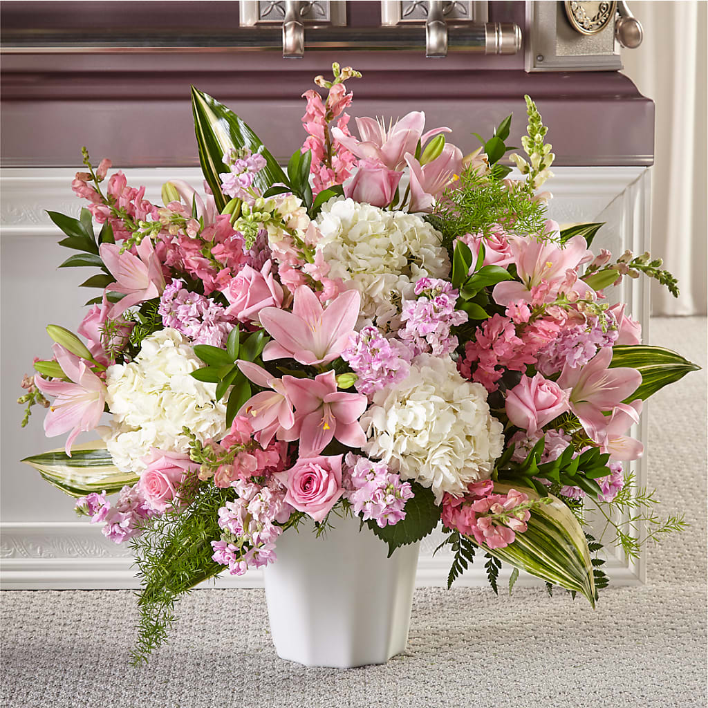 Simply Serene Floor Basket – ANNA'S FLOWERS & GIFTS, West Long Branch NJ