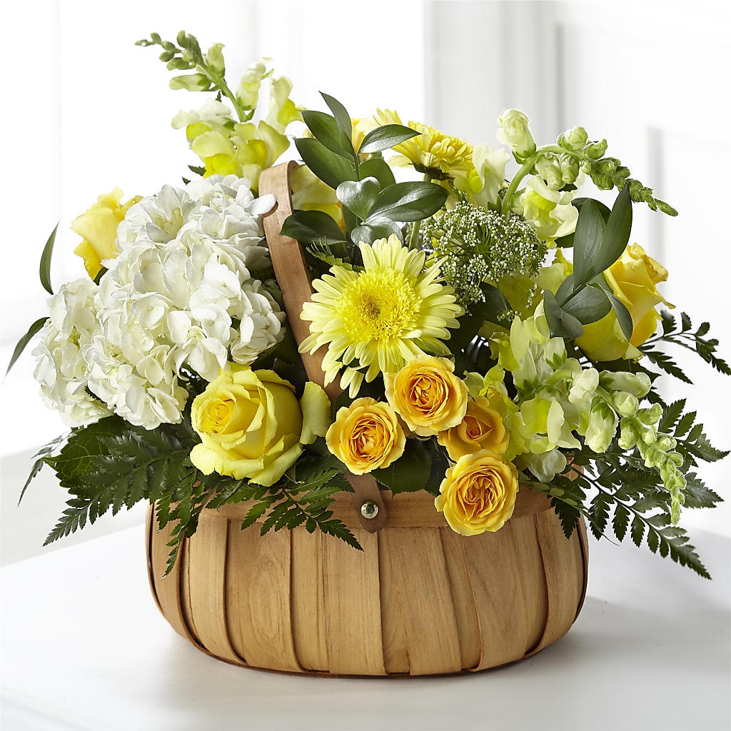 Rustic Remembrance Basket – ANNA'S FLOWERS & GIFTS, West Long Branch NJ