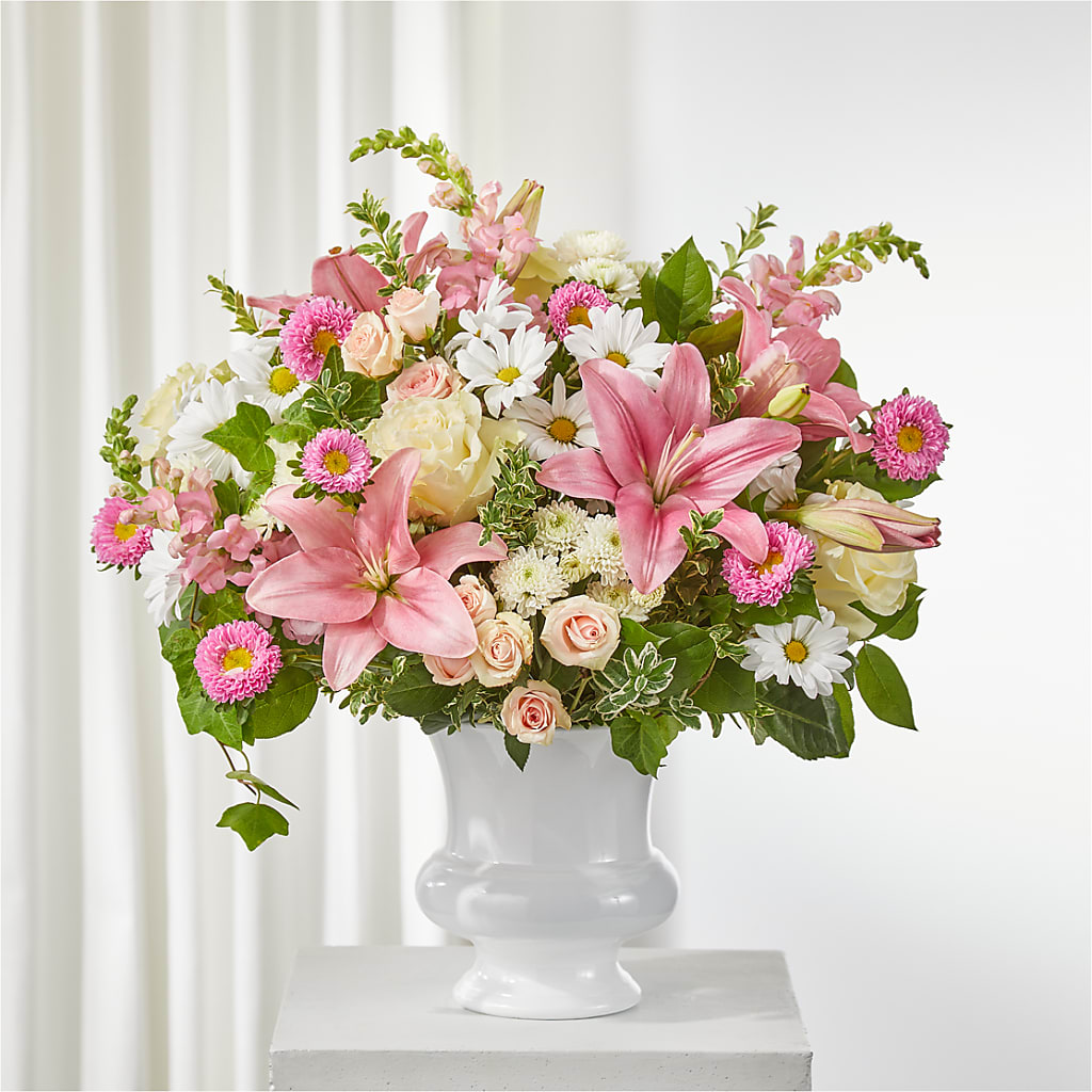 Empathetic Blooms Urn Arrangement – ANNA'S FLOWERS & GIFTS, West Long Branch NJ