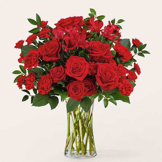 Brilliant Ruby Bouquet – ANNA'S FLOWERS & GIFTS, West Long Branch NJ