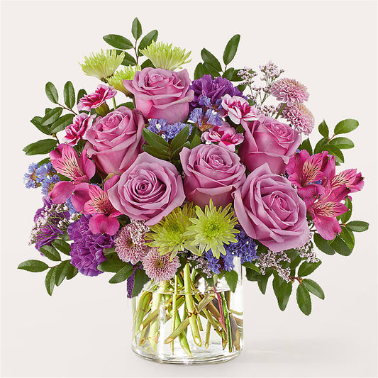 Glass Half Full Bouquet – ANNA'S FLOWERS & GIFTS, West Long Branch NJ