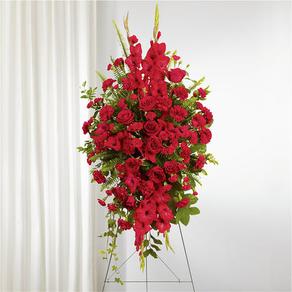 From the Heart Standing Spray – ANNA'S FLOWERS & GIFTS, West Long Branch NJ