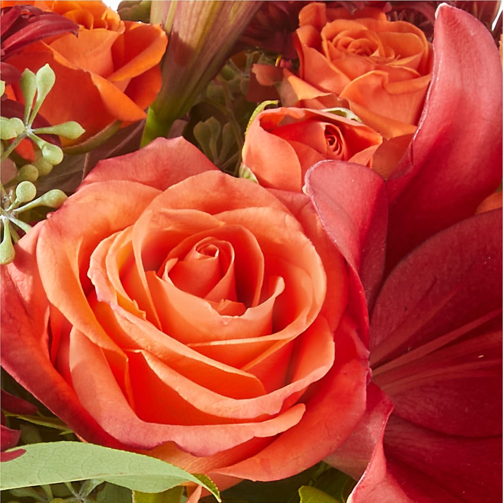 Crimson Leaves Bouquet – ANNA'S FLOWERS & GIFTS, West Long Branch NJ